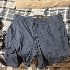 Lee Men's Navy Cargo Shorts